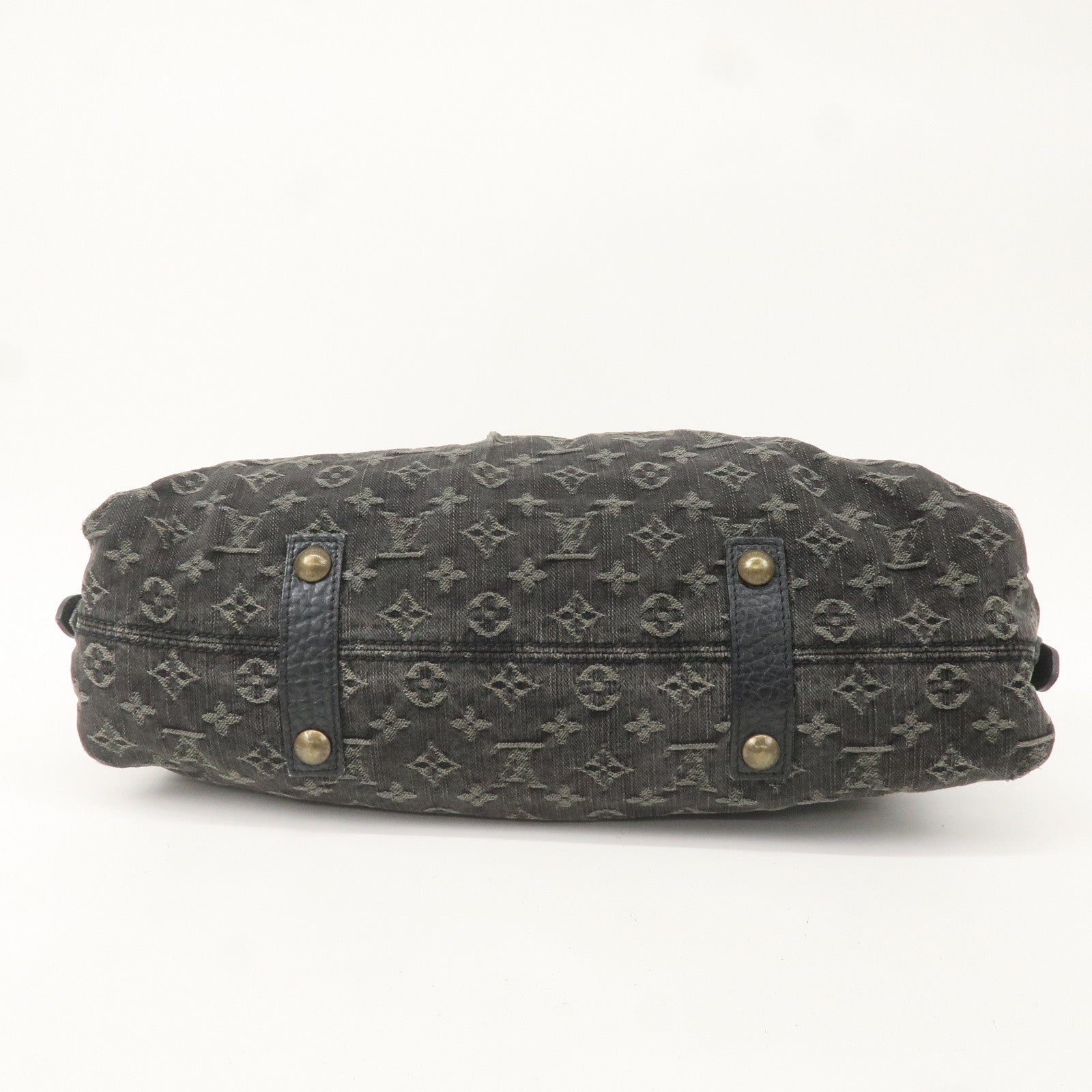 Louis Vuitton Monogram Denim Neo Cabby GM Shoulder Bag Noir M95352