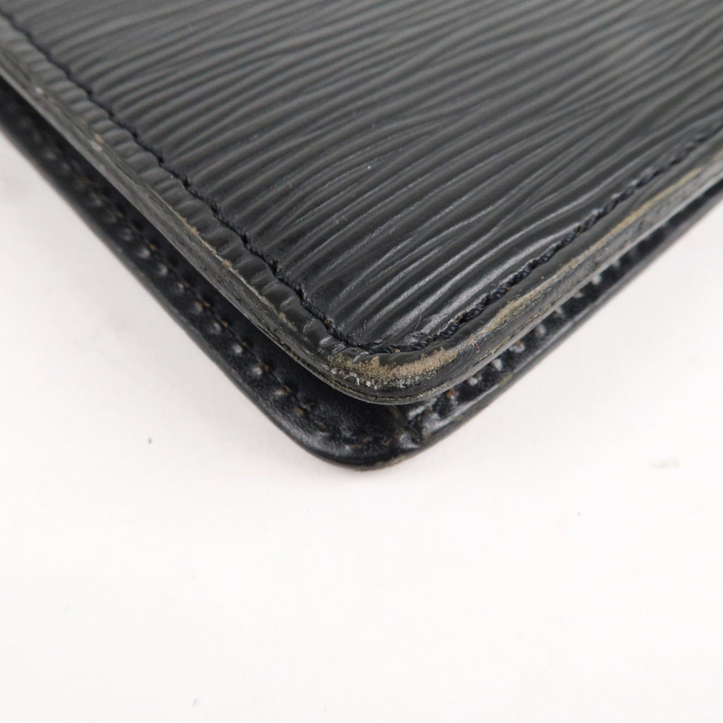 Louis Vuitton Epi Pochette Homme Clutch Bag Noir Black M52522