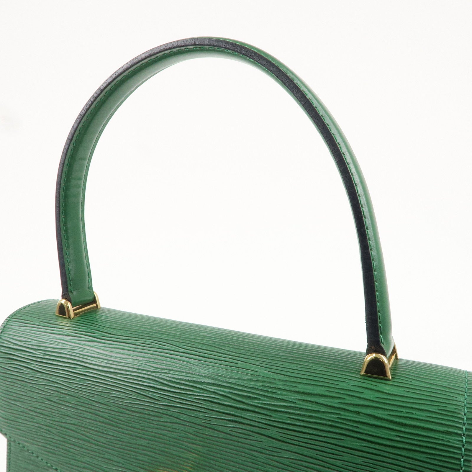 Louis Vuitton Epi Malesherbes Hand Bag Borneo Green M52374