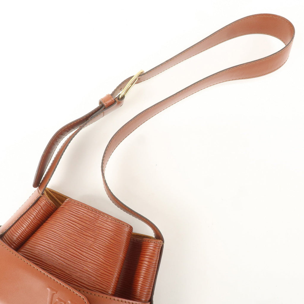 Louis Vuitton Epi Sac D'epaule PM Bucket Bag Kenya Brown M80203