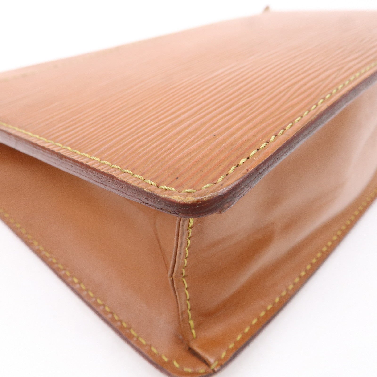 Louis Vuitton Epi Pochette Homme Clutch Bag Zipangu Gold M52528