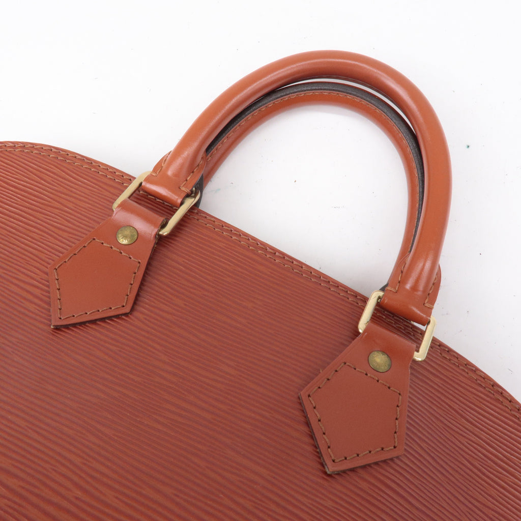Louis Vuitton Epi Alma 2Way Bag Hand Bag Kenya Brown M52143