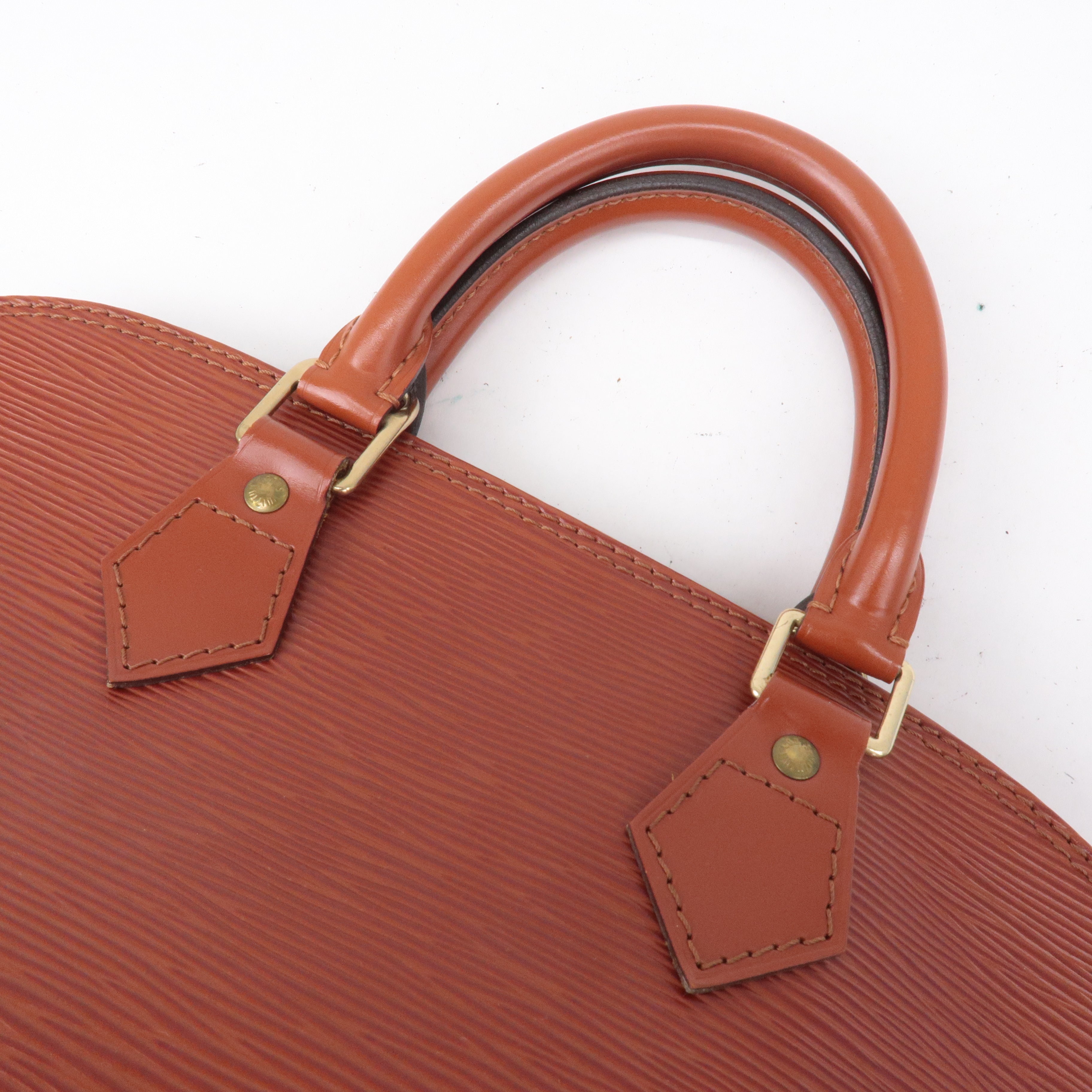 Louis Vuitton Epi Alma 2Way Bag Hand Bag Kenya Brown M52143
