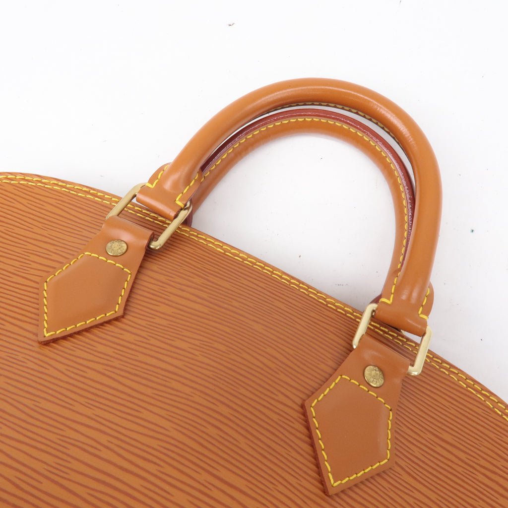 Louis Vuitton Epi Alma Leather Hand Bag Zipangu Gold M52148