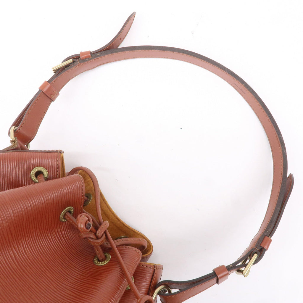 Louis Vuitton Epi Petit Noe Shoulder Bag Kenya Brown M44103