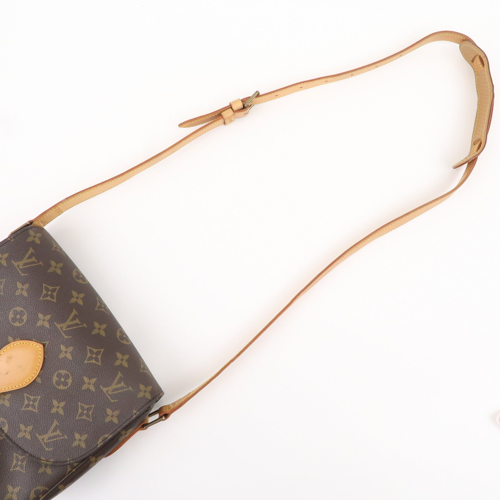 Louis Vuitton Monogram Saint Cloud GM Shoulder Bag Brown M51242