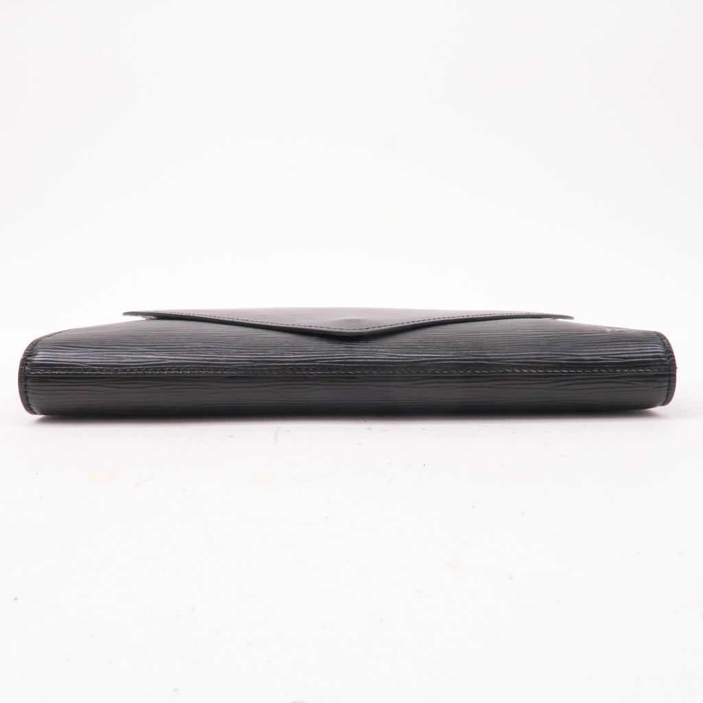 Louis Vuitton Epi Arts Deco Clutch Bag Purse Noir M52632