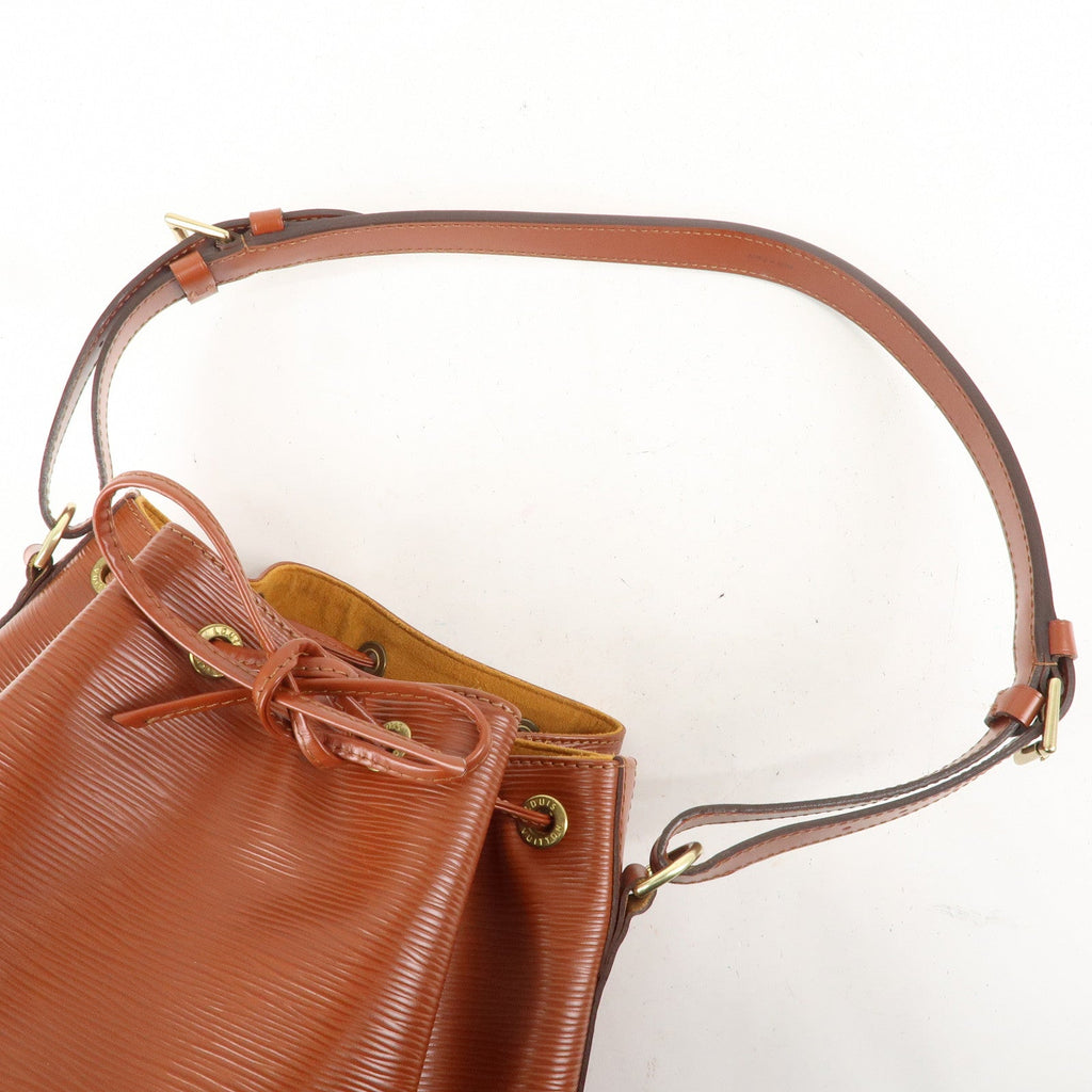 Louis Vuitton Epi Petit Noe Shoulder Bag Kenya Brown M44103