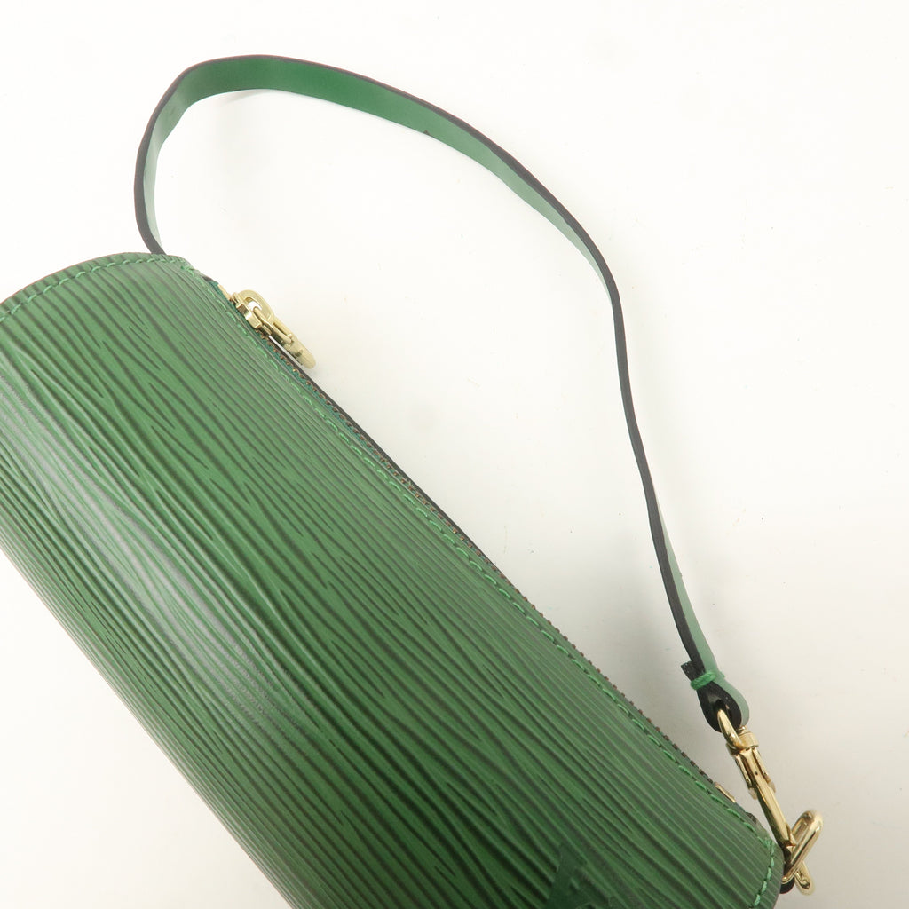 Louis Vuitton Epi Mini Pouch For Soufflot Hand Bag Borneo Green F/S