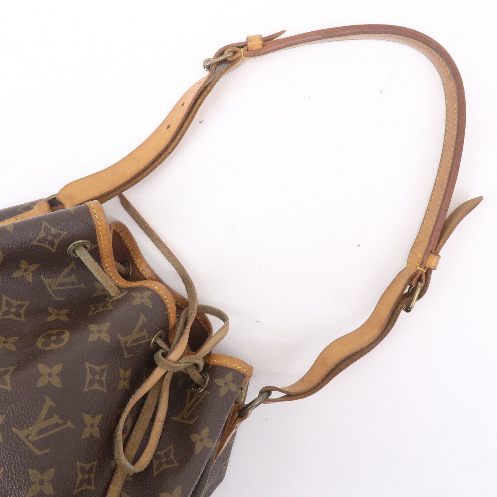 Louis Vuitton Monogram Petit Noe Shoulder Bag Brown M42226