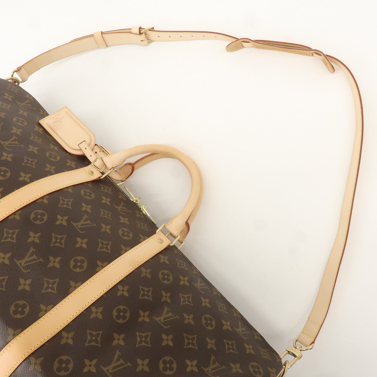 Louis Vuitton Monogram Keep All Bandouliere 60 Bag M41412