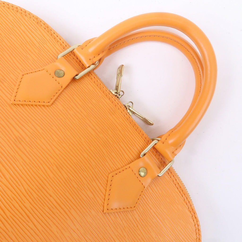 Louis Vuitton Epi Alma Hand Bag Mandarin Orange M5124H
