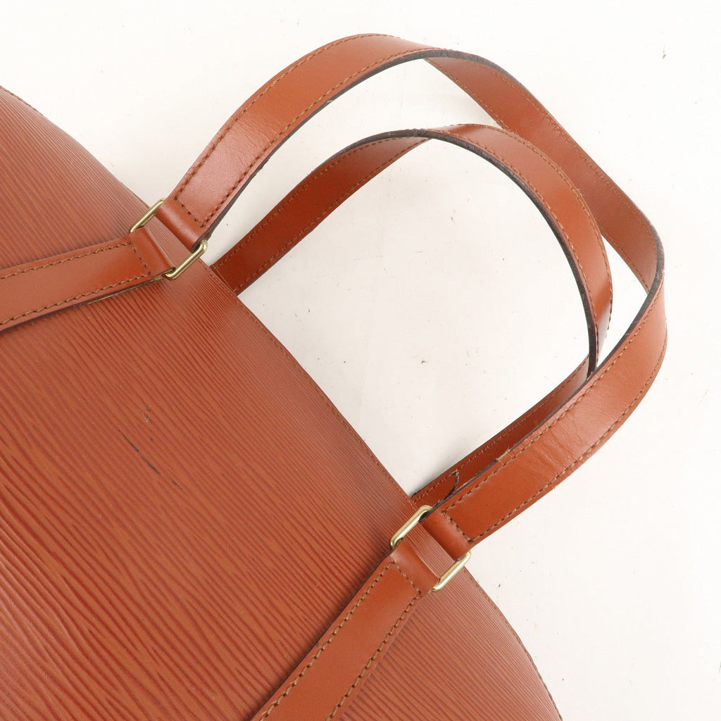 Louis Vuitton Epi Soufflot Hand Bag Kenya Brown M52223