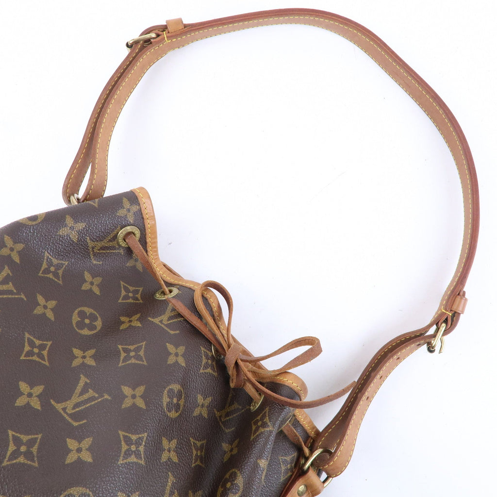 Louis Vuitton Monogram Petit Noe Shoulder Bag Brown M42226
