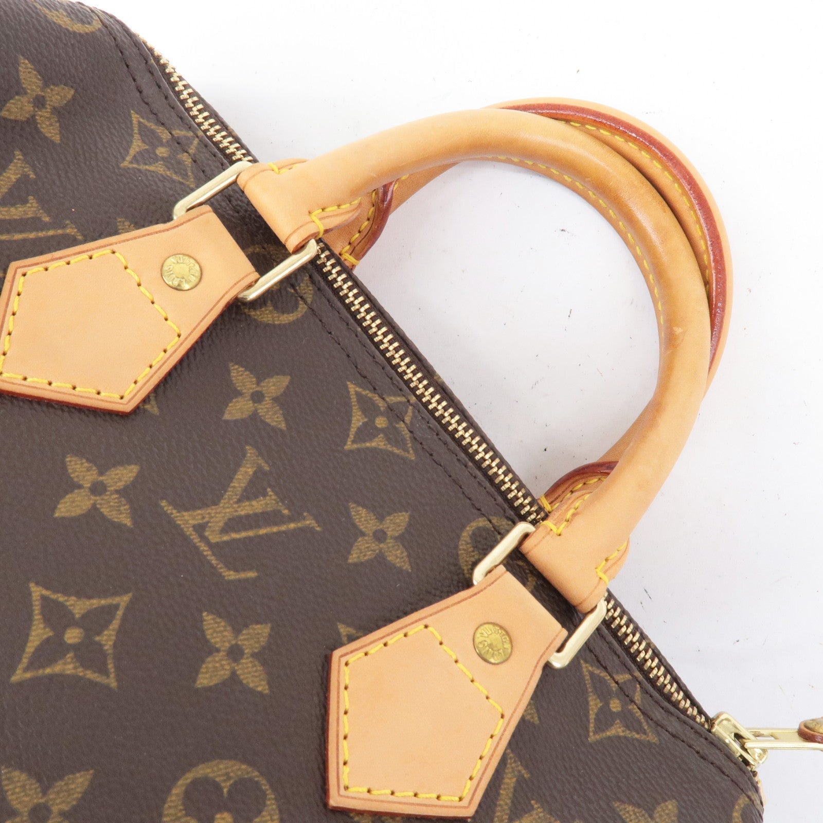 Louis Vuitton Monogram Speedy 25 Hand Bag Boston Bag M41528