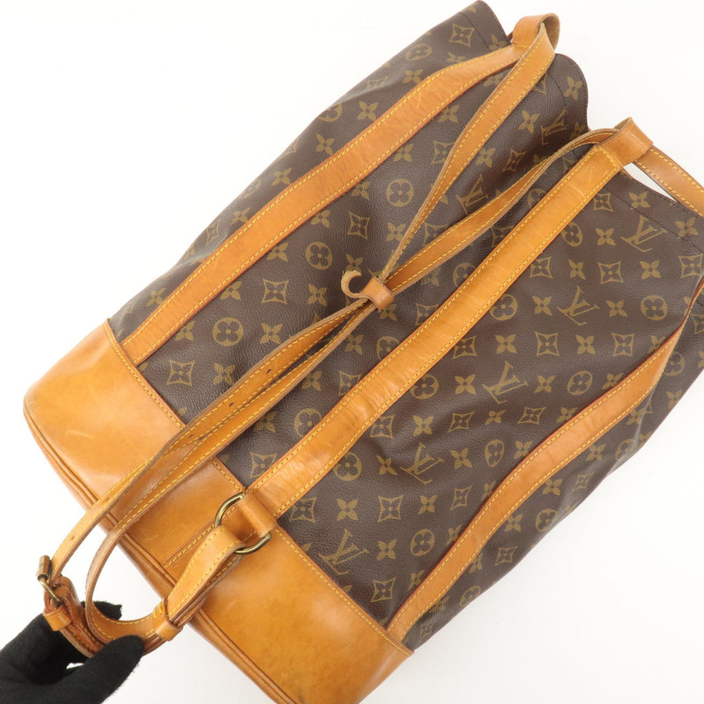 Louis Vuitton Monogram Randonnee GM Laundry Bag Brown M42244