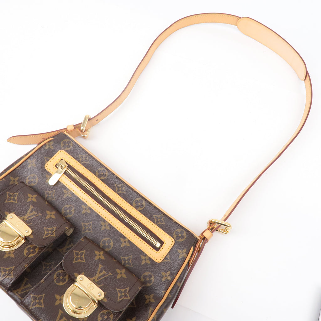 Louis Vuitton Monogram Hudson GM Shoulder Bag M40045