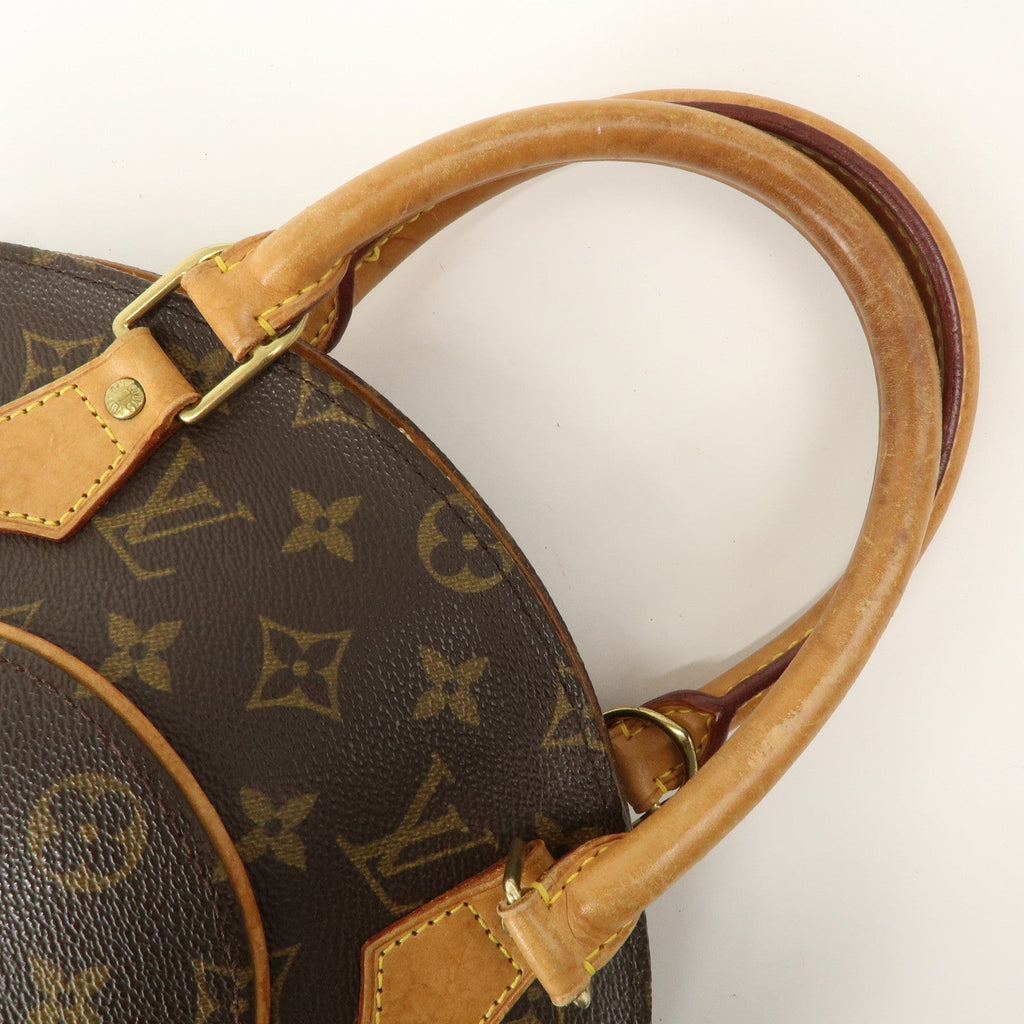 Louis Vuitton Monogram Ellipse PM Hand Bag Brown M51127