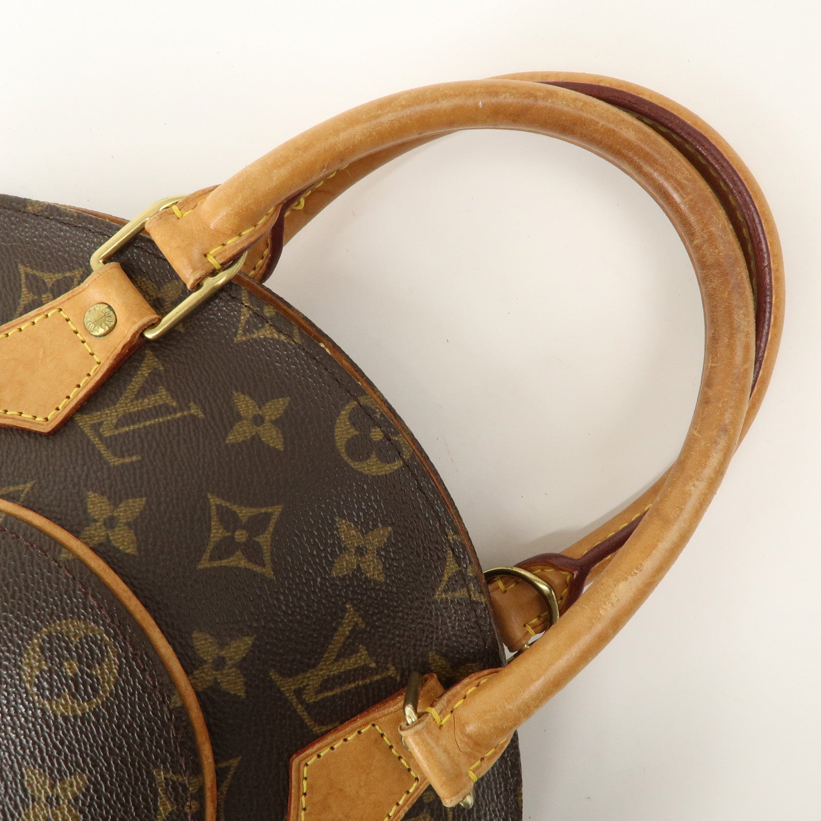 Louis Vuitton Monogram Ellipse PM Hand Bag Brown M51127