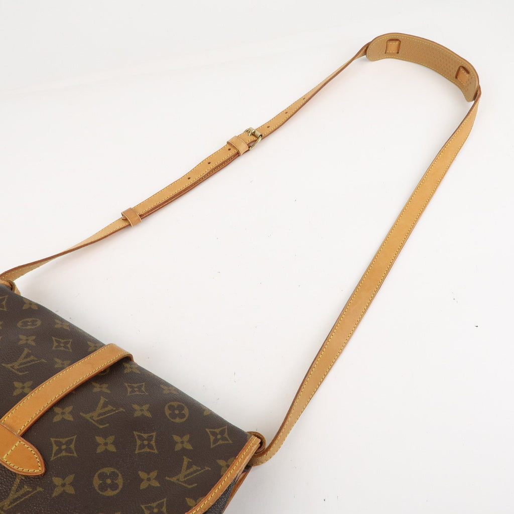 Louis Vuitton Monogram Saumur 30 Shoulder Bag Brown M42256