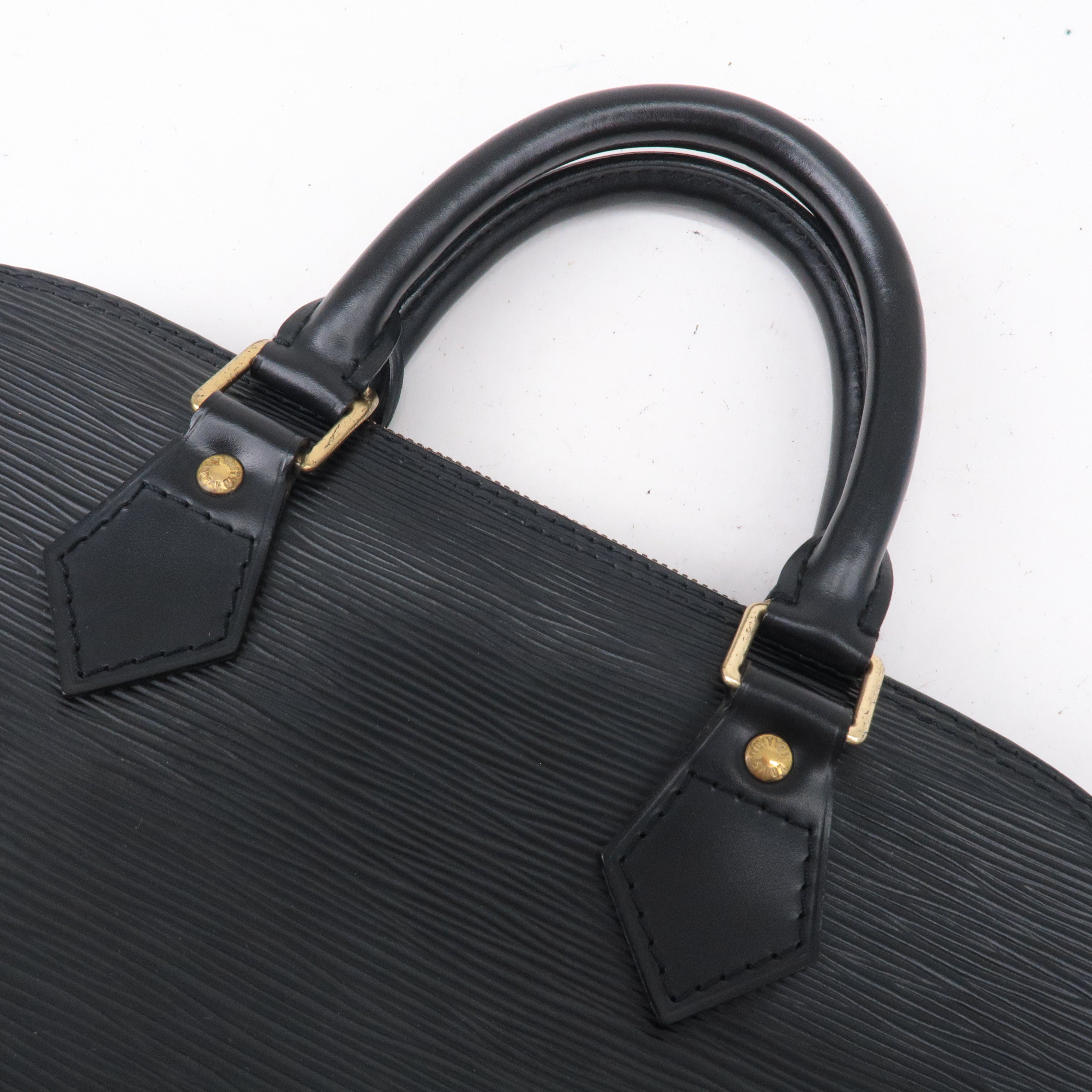 Louis Vuitton Epi Alma Hand Bag Noir Black M52142