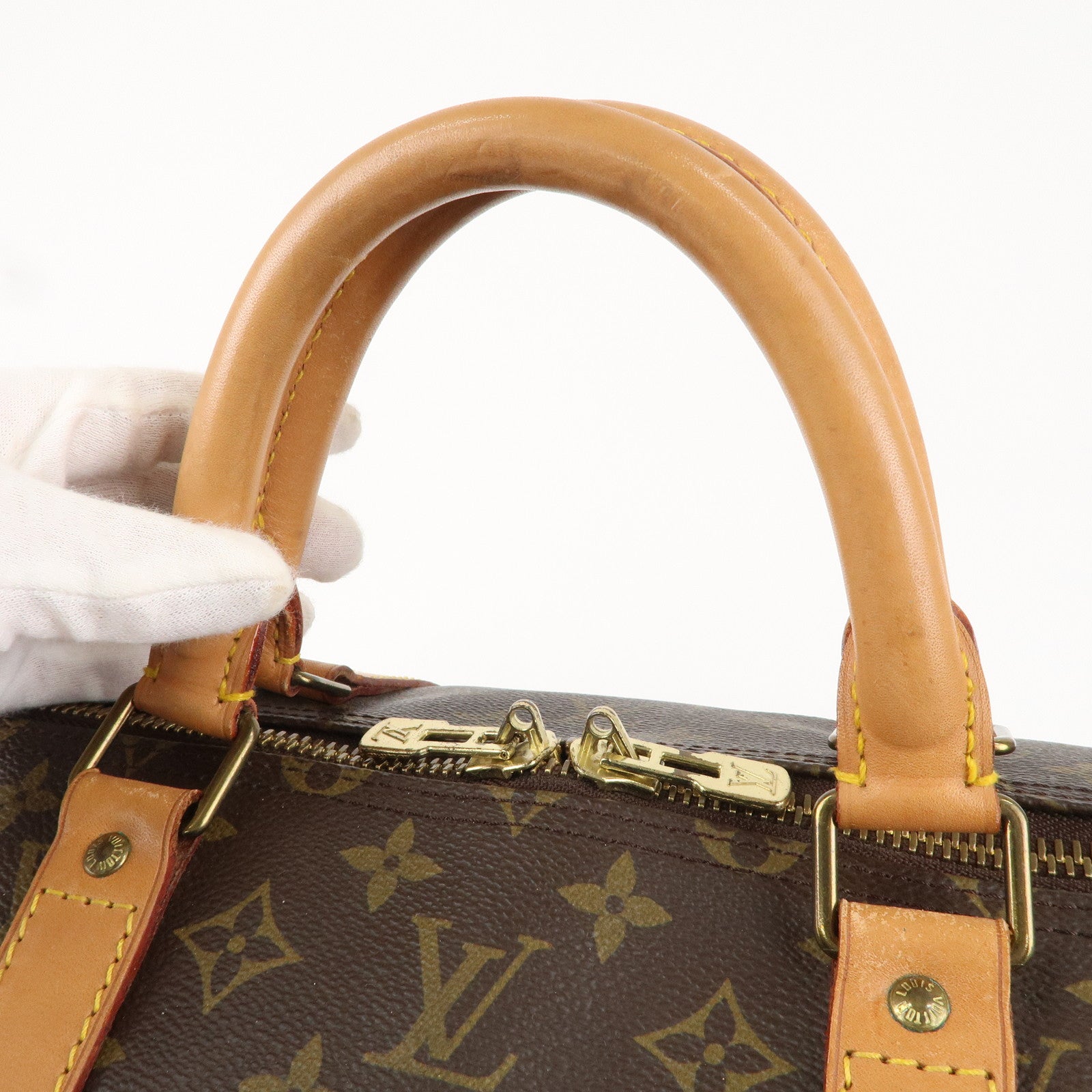 Louis Vuitton Monogram Keep All 55 Boston Bag Brown M41424