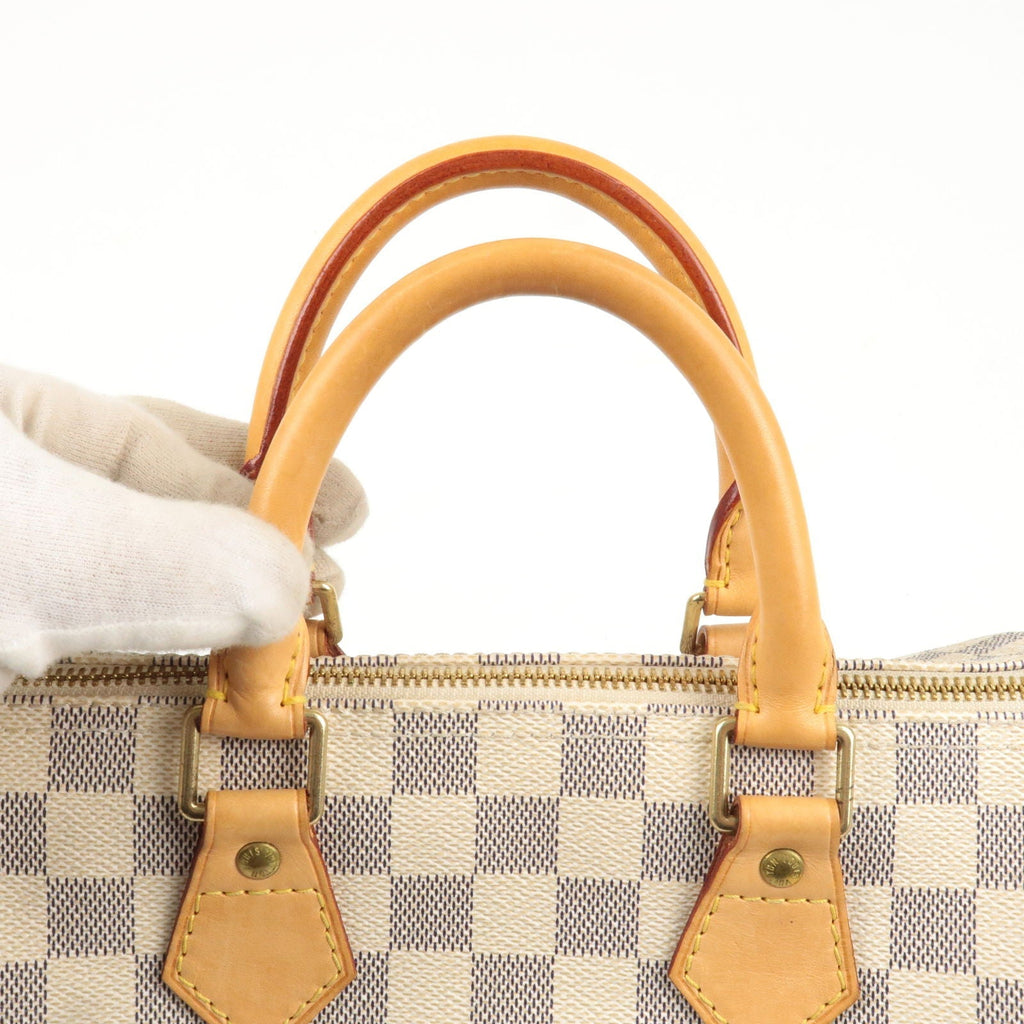 Louis Vuitton Damier Azur Speedy 25 Boston Bag Hand Bag N41534