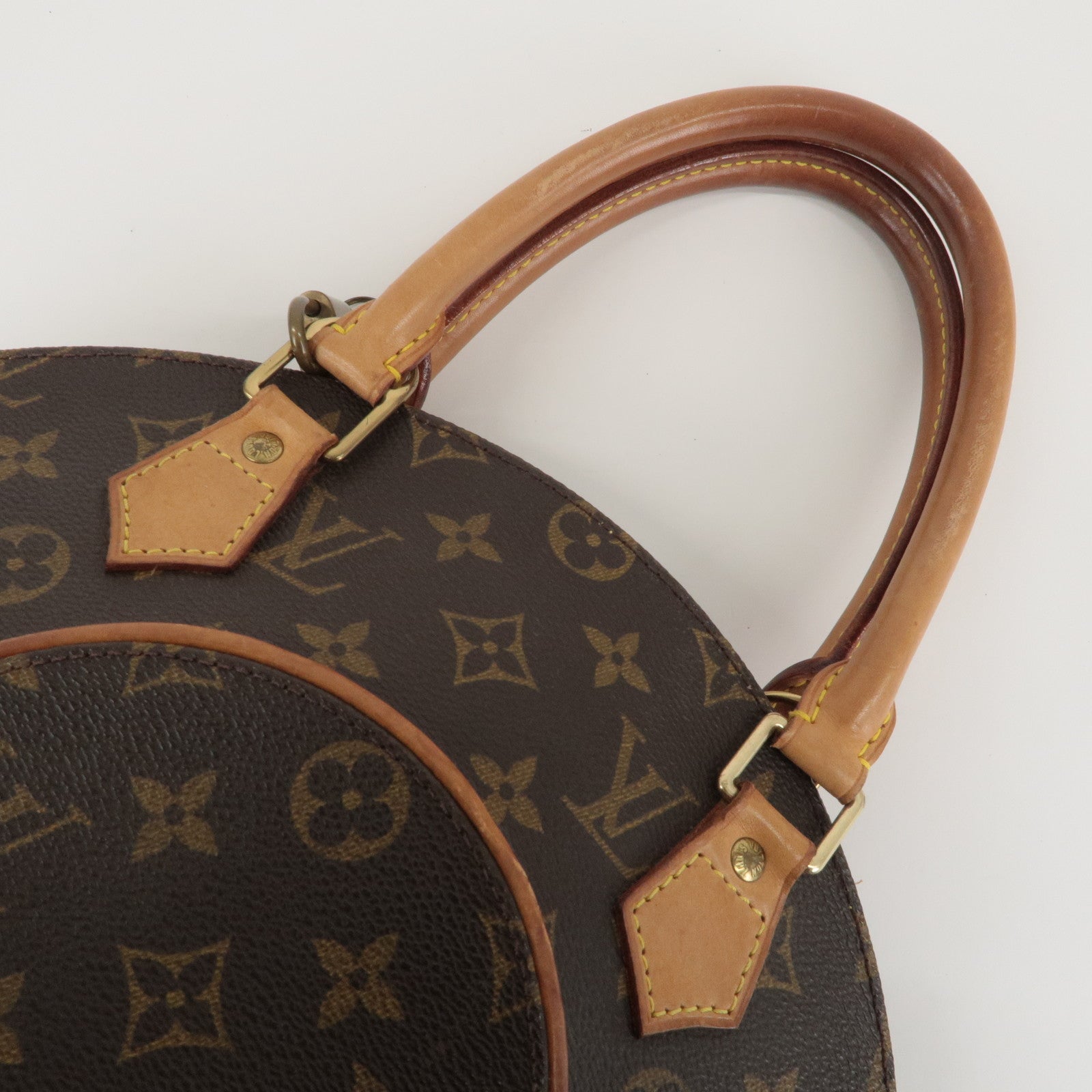Louis Vuitton Monogram Ellipse PM Hand Bag Brown M51127
