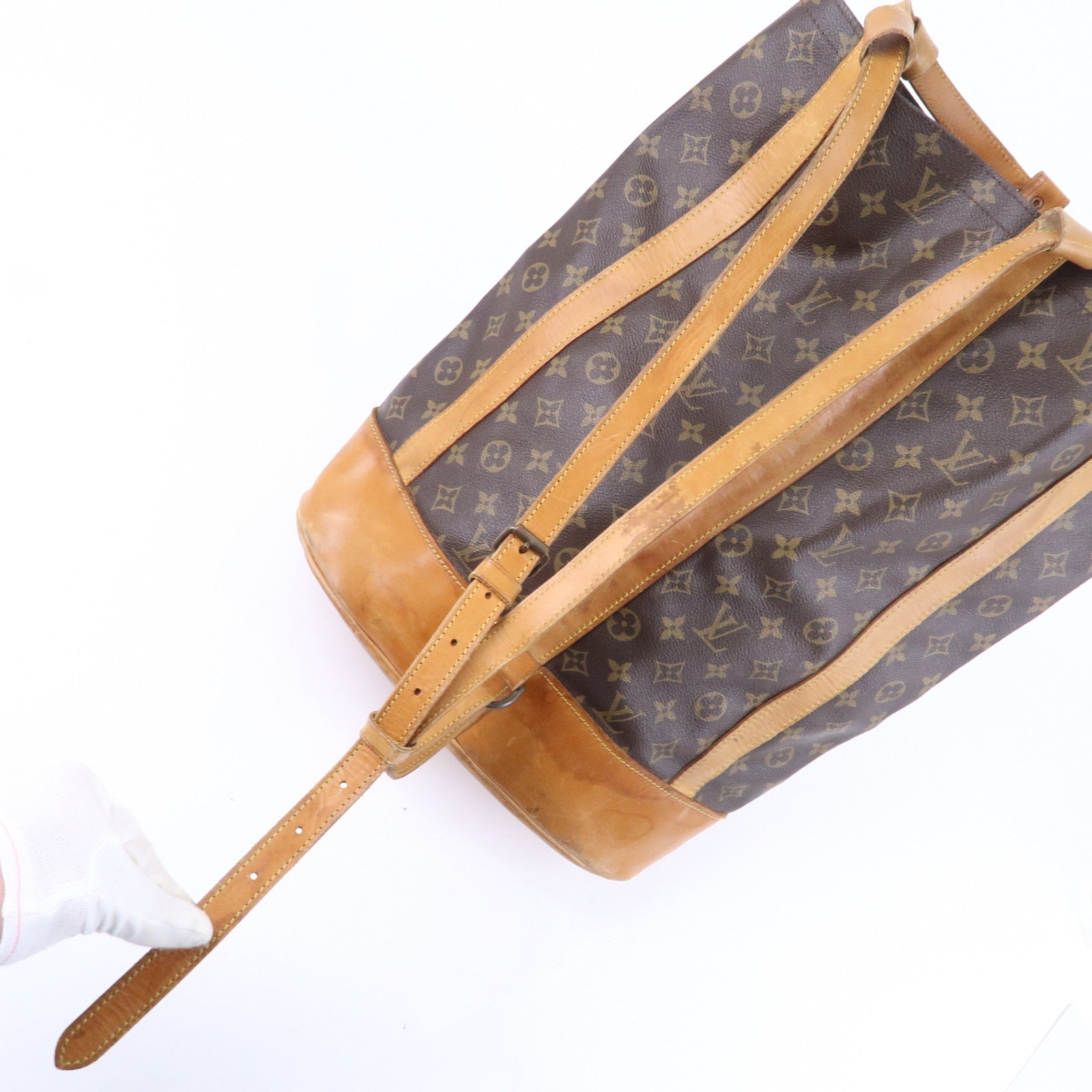Louis Vuitton Monogram Randonnee GM Laundry Bag Brown M42244