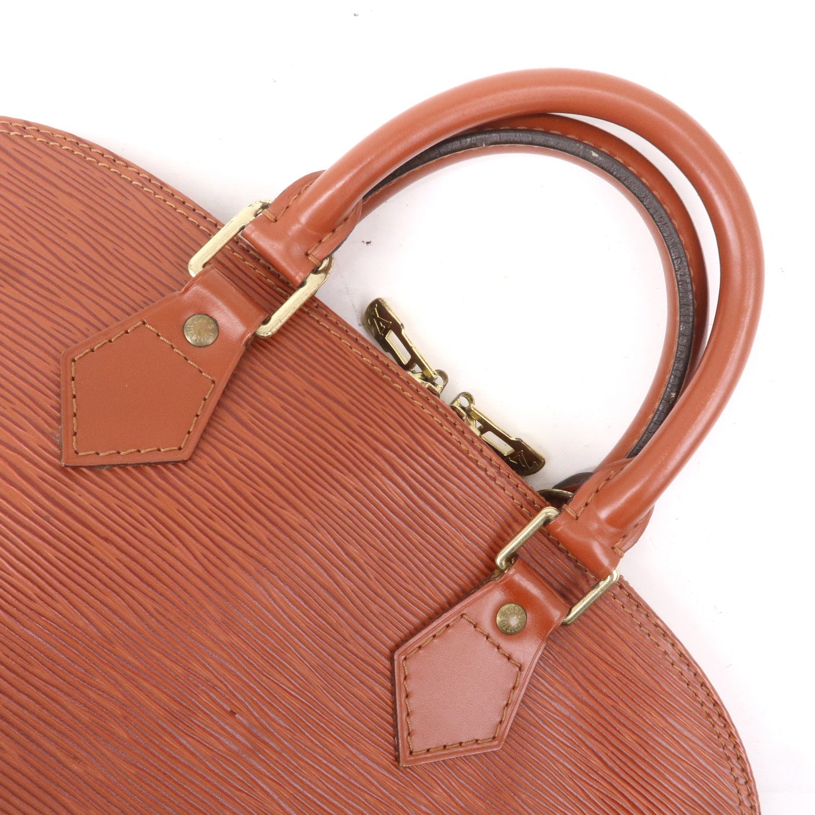 Louis Vuitton Epi Alma Hand Bag Kenya Brown M52143