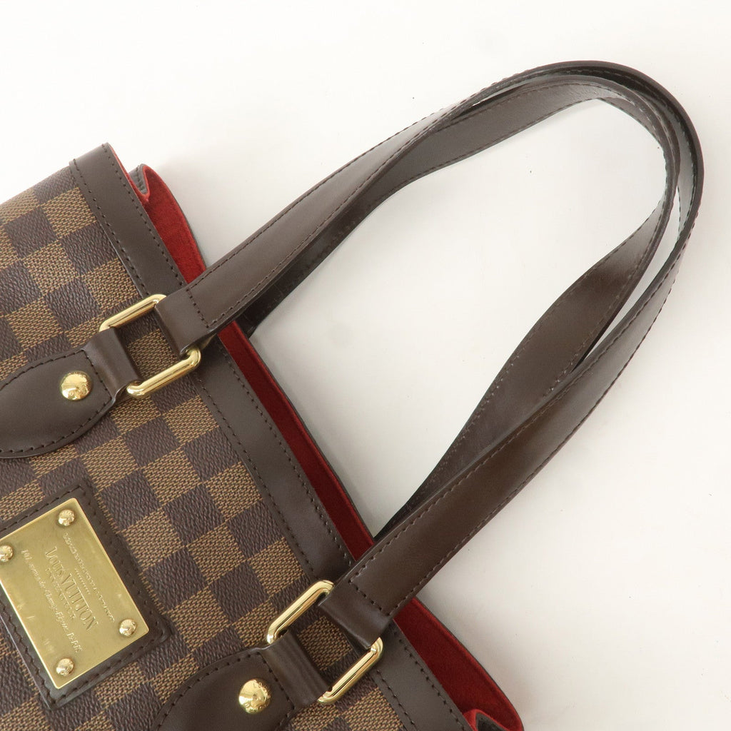 Louis Vuitton Damier Ebene Hampstead PM Hand Bag Brown N51205