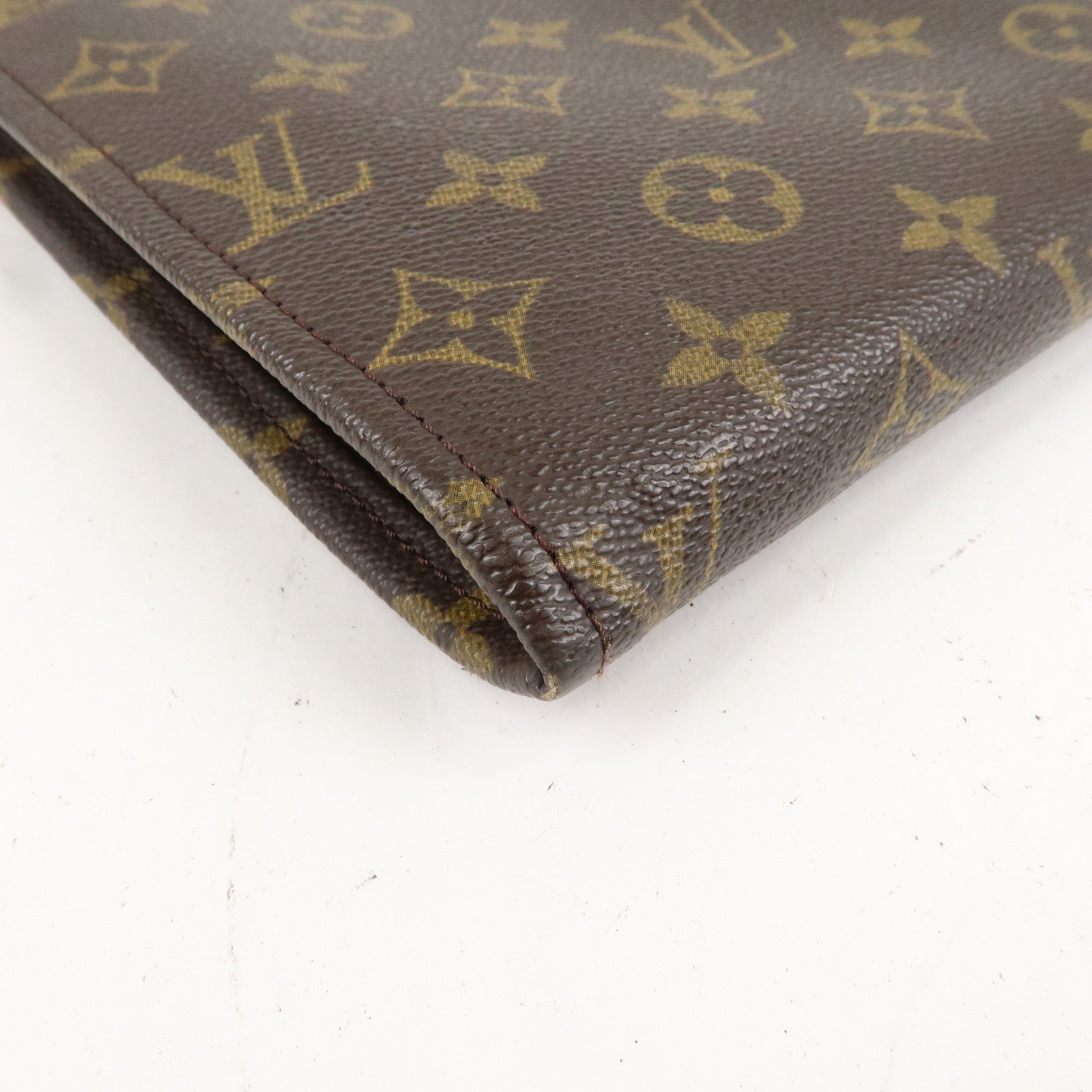 Louis Vuitton Monogram Porte Documents Clutch Bag M53456