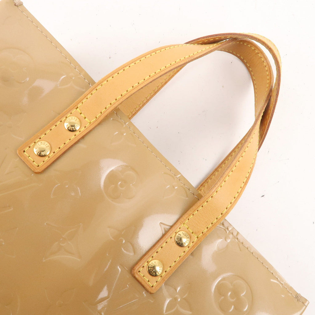 Louis Vuitton Monogram Vernis Lead PM Hand Bag Noisette M91334