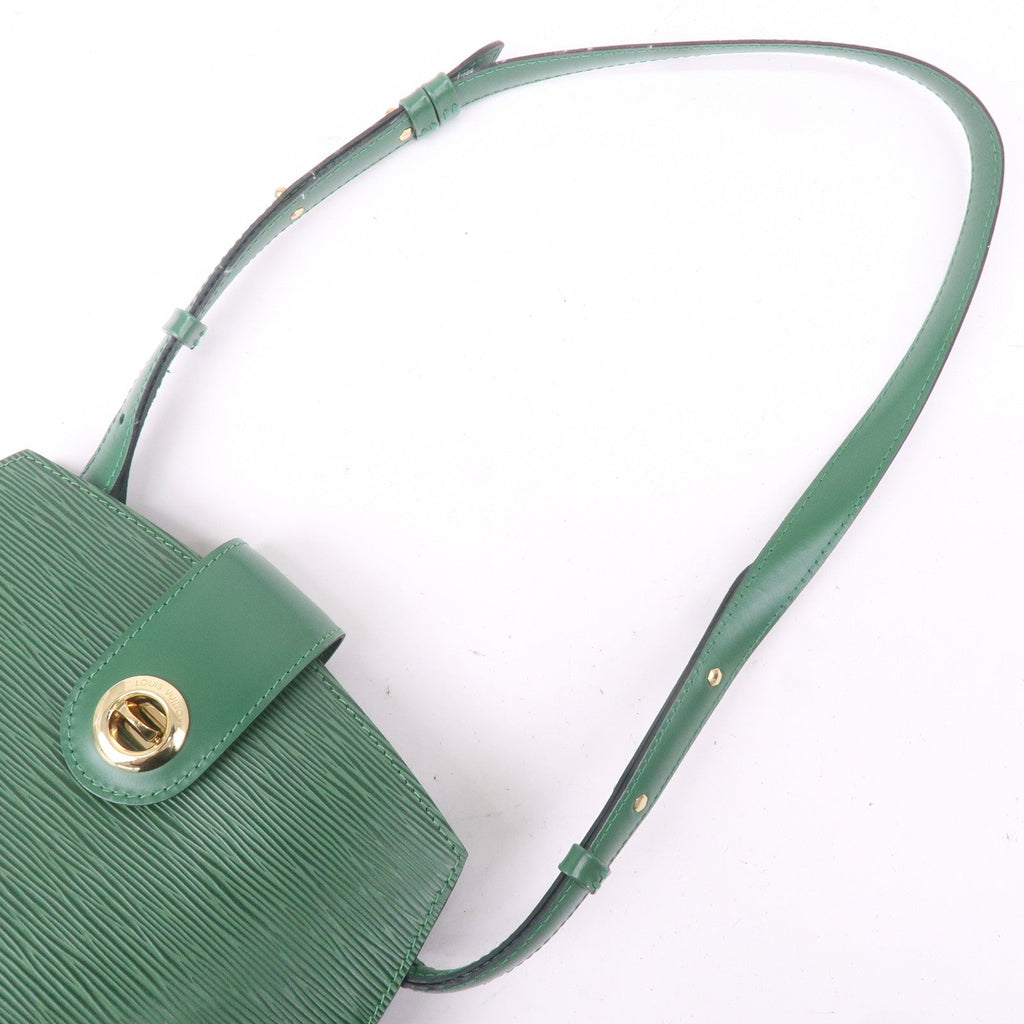 Louis Vuitton Epi Cluny Shoulder Bag Borneo Green M52254
