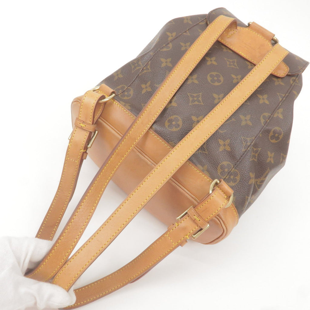 Louis Vuitton Monogram Montsouris MM Back Pack Bag M51136