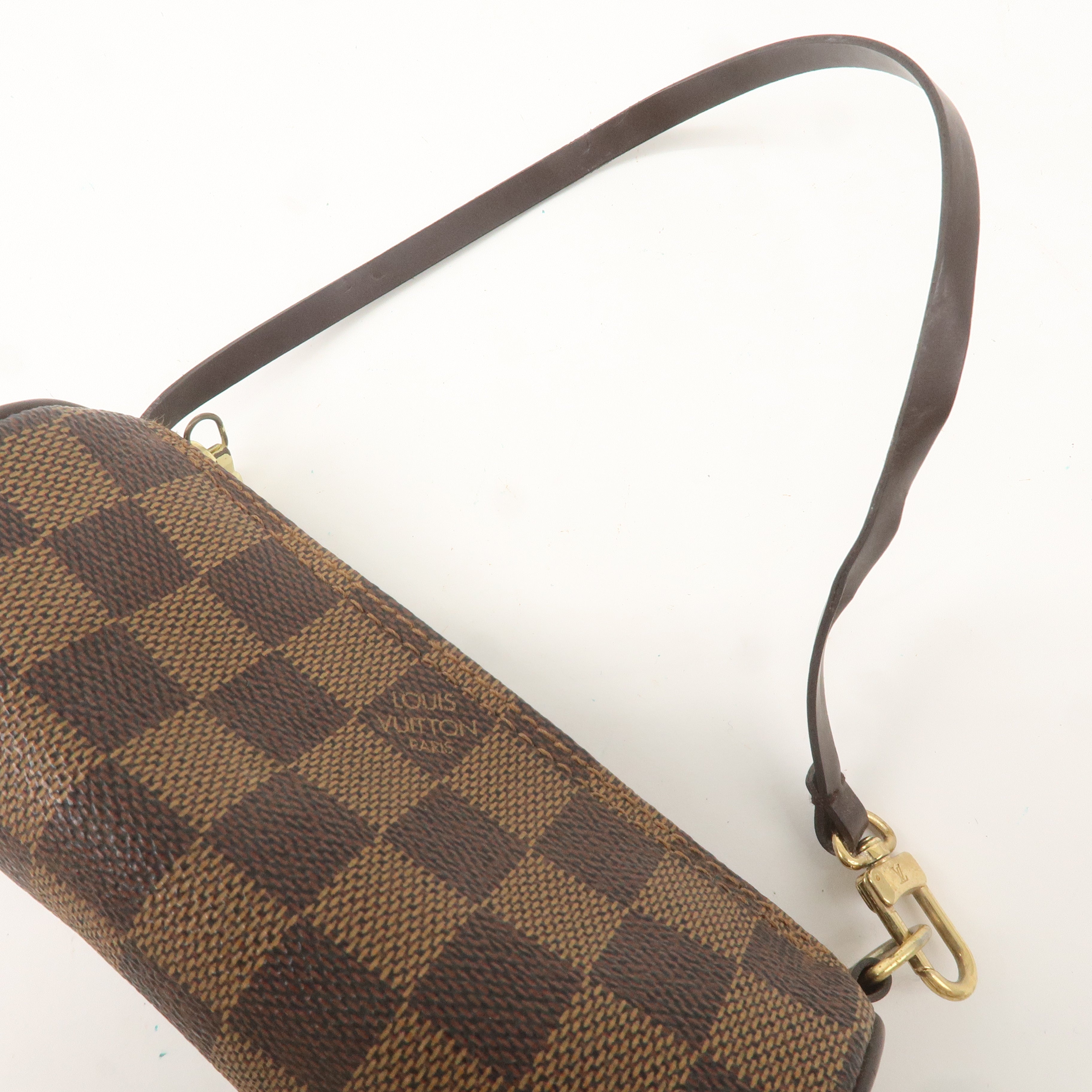 Louis Vuitton Damier Mini Pouch for Papillon Bag Brown