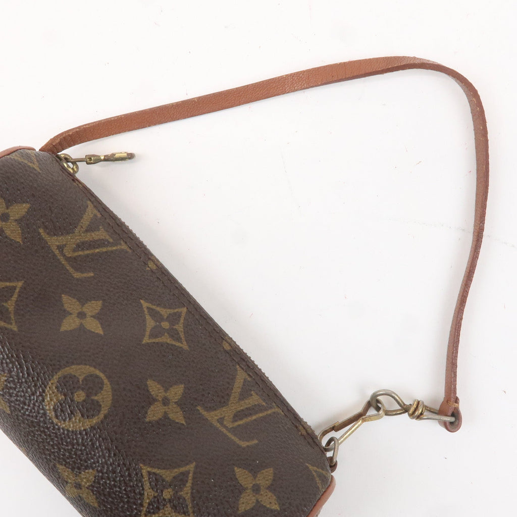 Louis Vuitton Set of 2 Monogram Pouch for Papillon Bag Brown