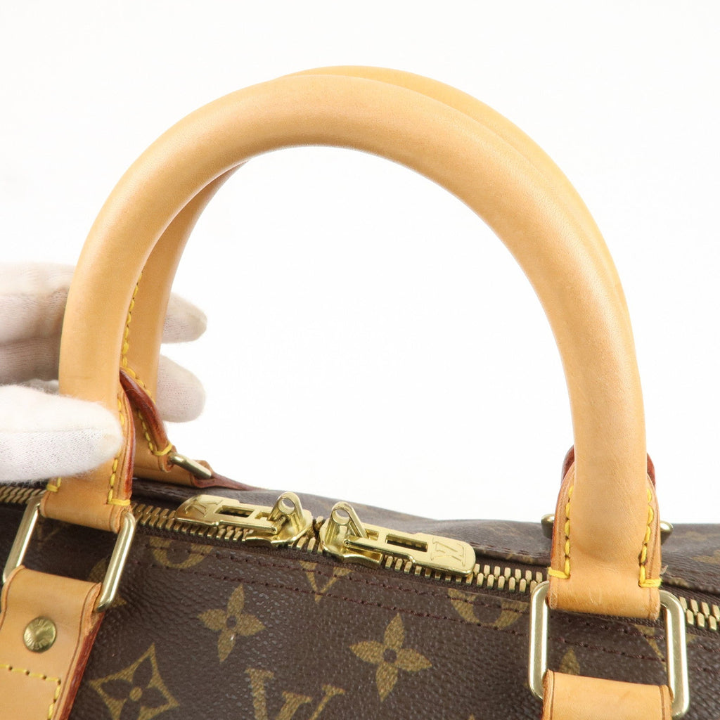 Louis Vuitton Monogram Keep All 55 Boston Bag Brown M41424