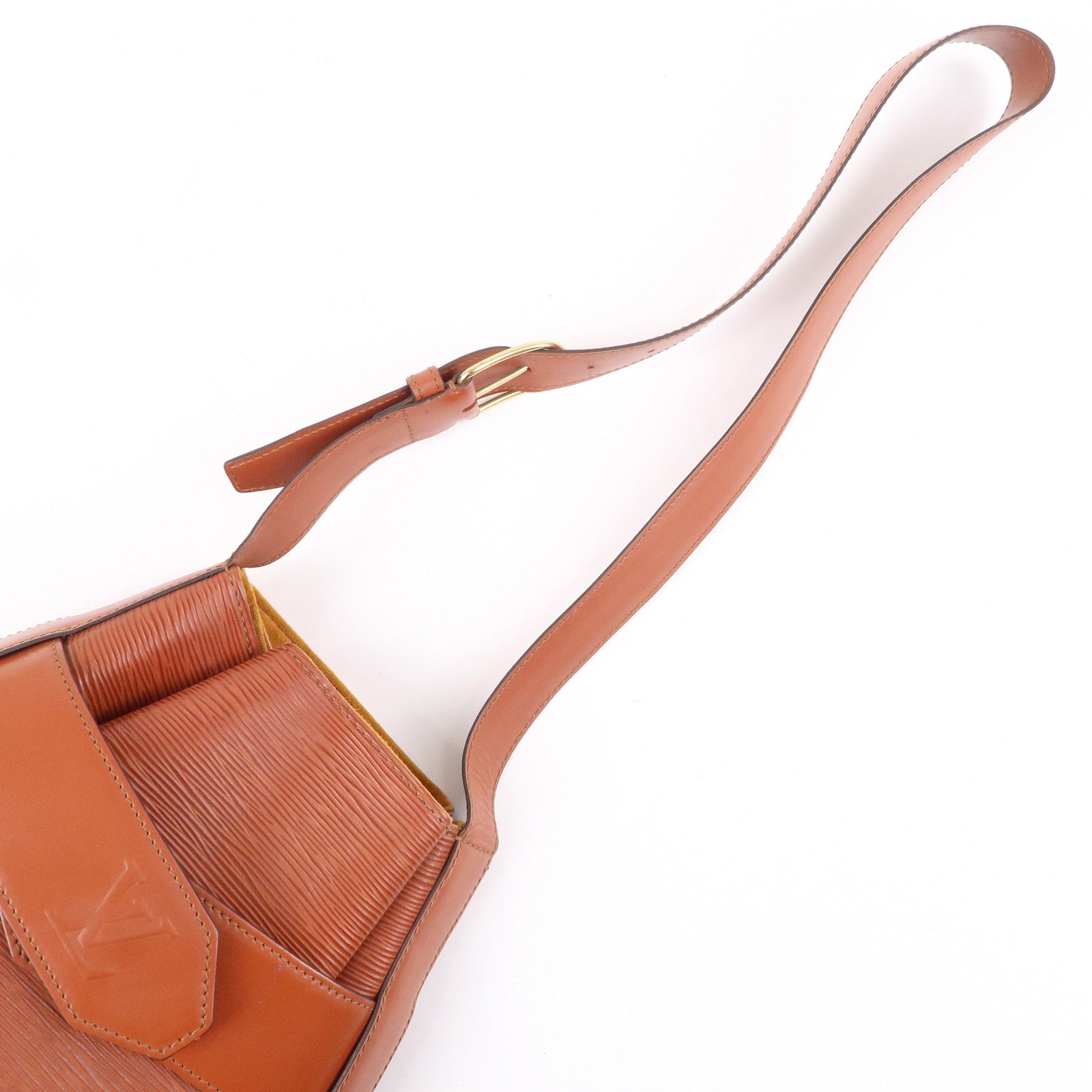 Louis Vuitton Epi Sac D'epaule GM Bucket Bag Kenya Brown M80193
