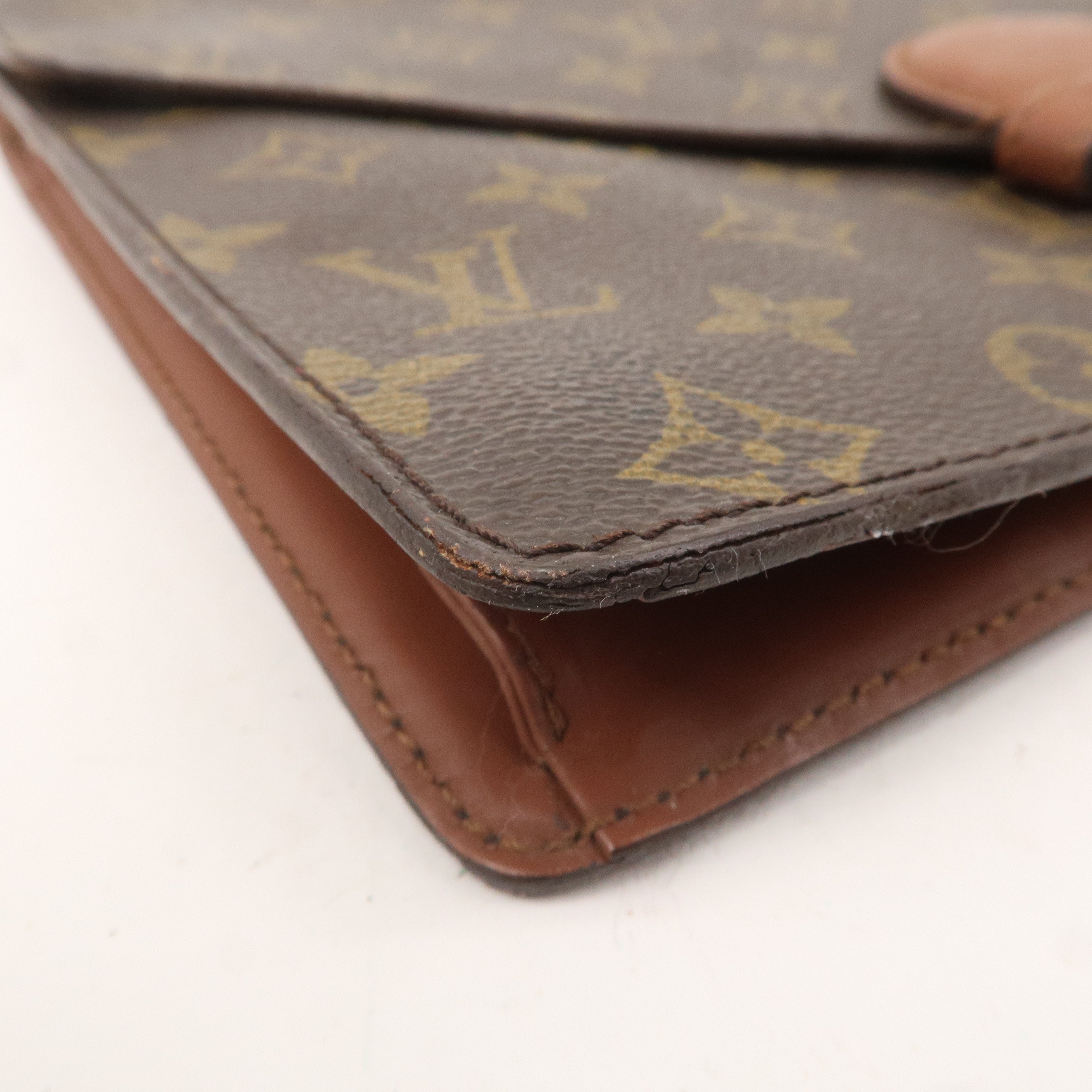 Louis Vuitton Monogram Ranelagh Clutch Bag Pouch Brown M51782