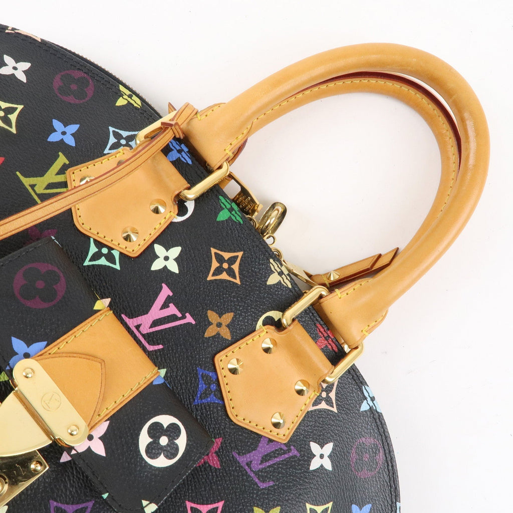 Louis Vuitton Monogram Multi Color Alma Hand Bag Noir M40442