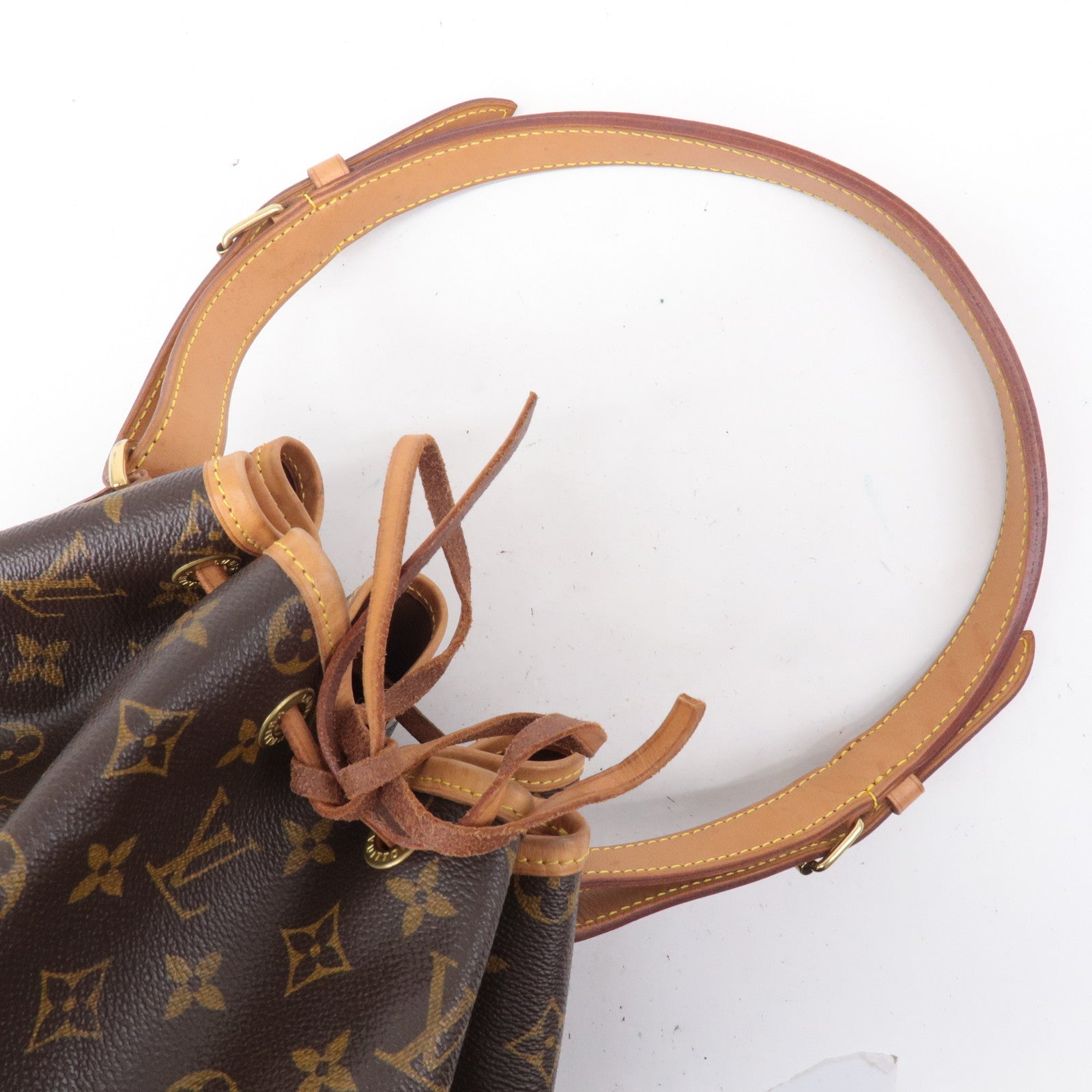 Louis Vuitton Monogram Noe Shoulder Bag Hand Bag Brown M42224