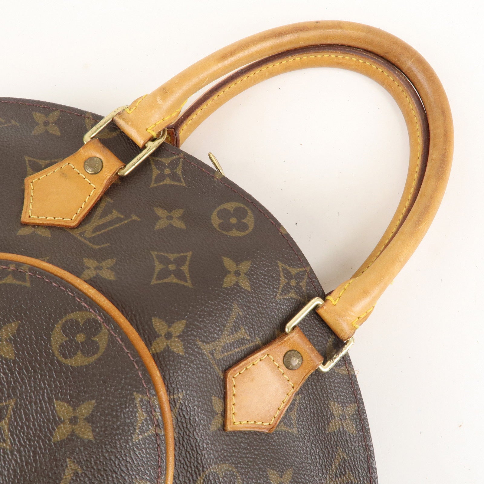 Louis Vuitton Monogram Ellipse MM Hand Bag Brown M51126
