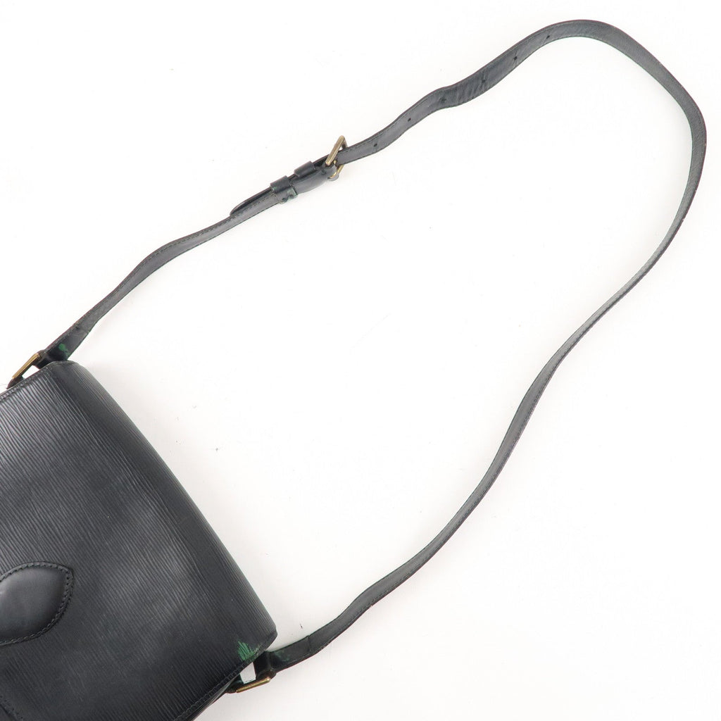 Louis Vuitton Epi Saint Cloud Shoulder Bag Noir Black M52192