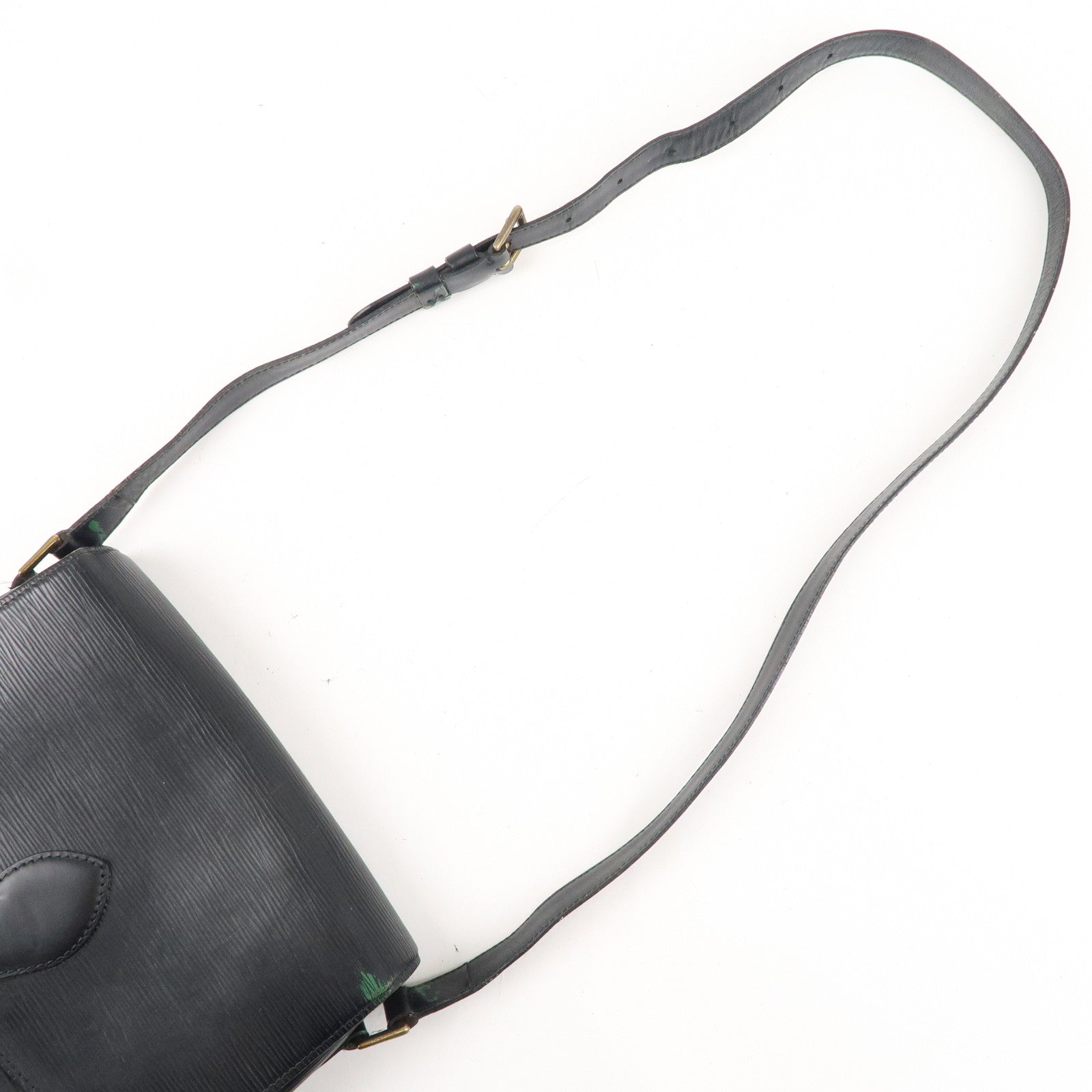 Louis Vuitton Epi Saint Cloud Shoulder Bag Noir Black M52192