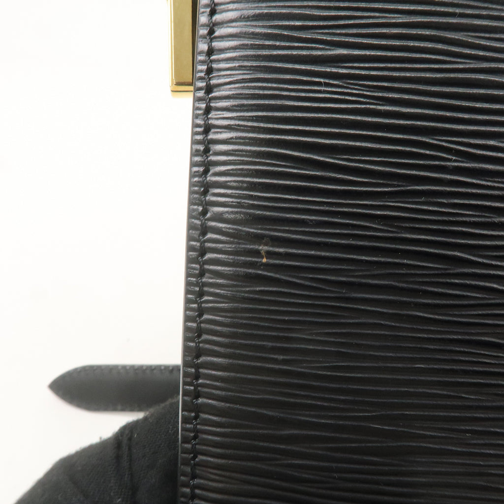 Louis Vuitton Epi Capucines Shoulder Bag Noir Black M52342