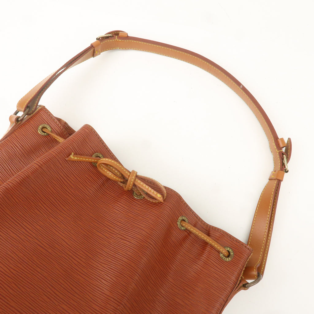 Louis Vuitton Epi Noe Bi-Color Shoulder Bag Kenya Brown M44028