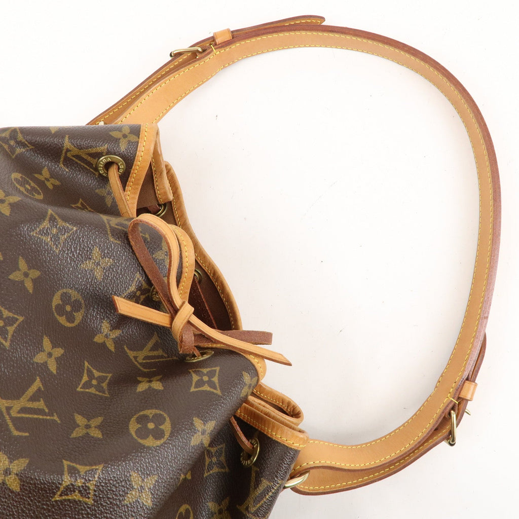 Louis Vuitton Monogram Petit Noe Shoulder Bag Brown M42226