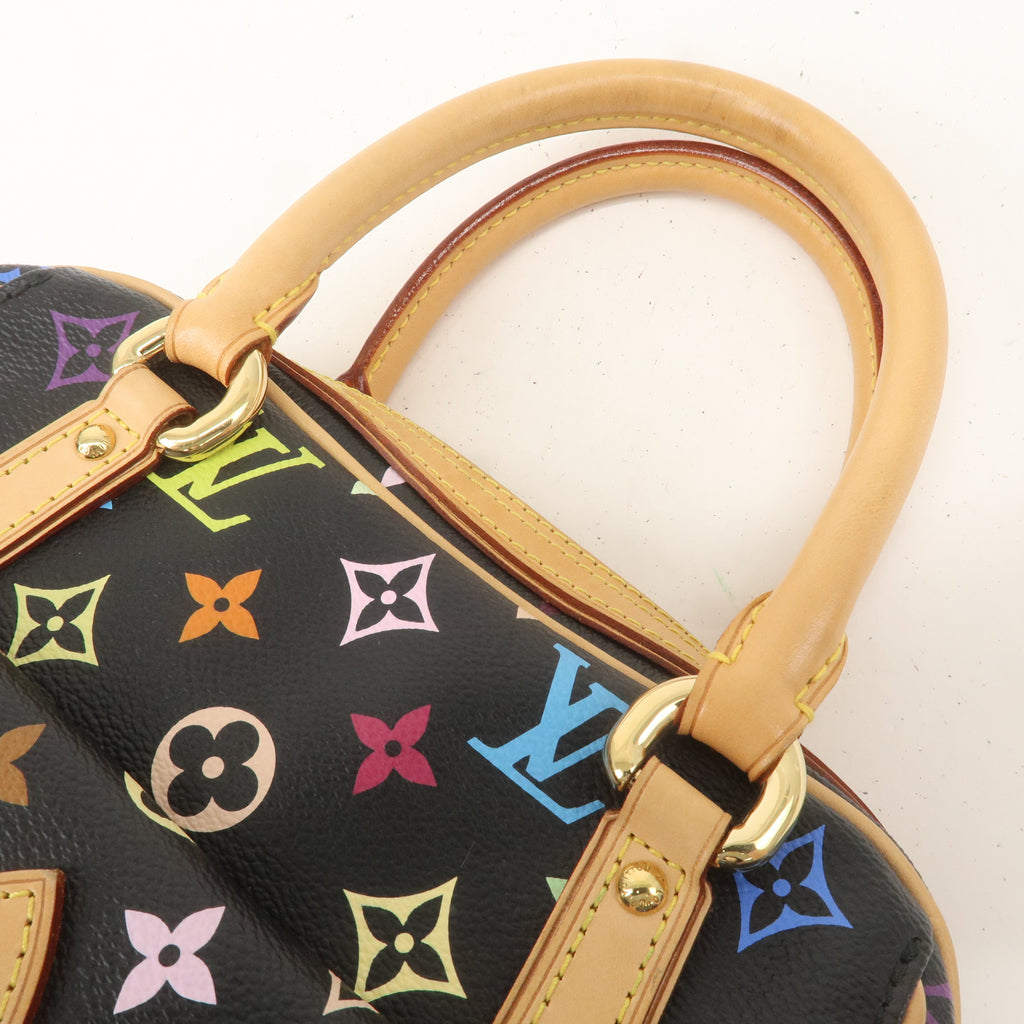 Louis Vuitton Monogram Multi Color Priscilla Hand Bag Noir M40096