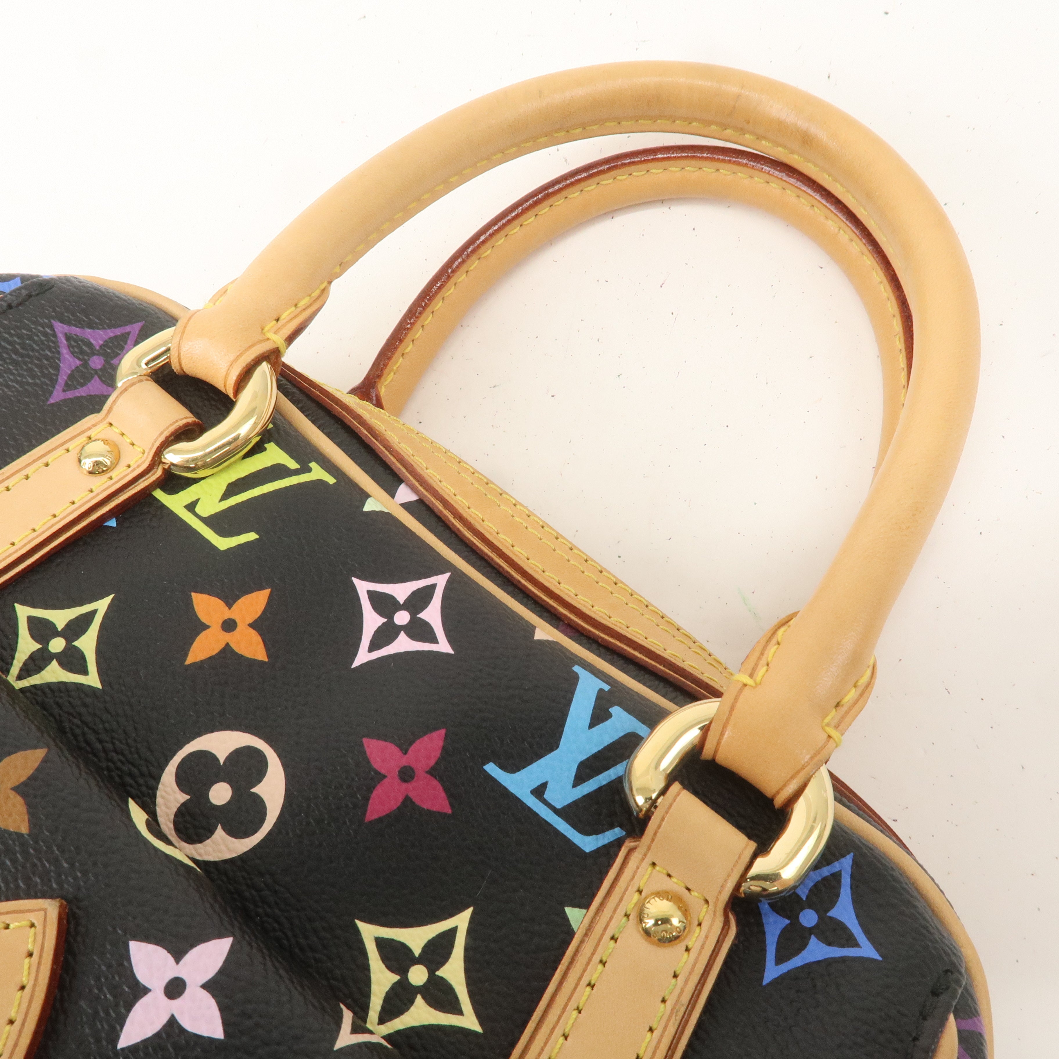 Louis Vuitton Monogram Multi Color Priscilla Hand Bag Noir M40096